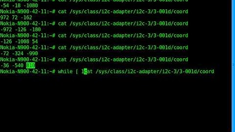 Nokia N900 - Accelerometer.ogv