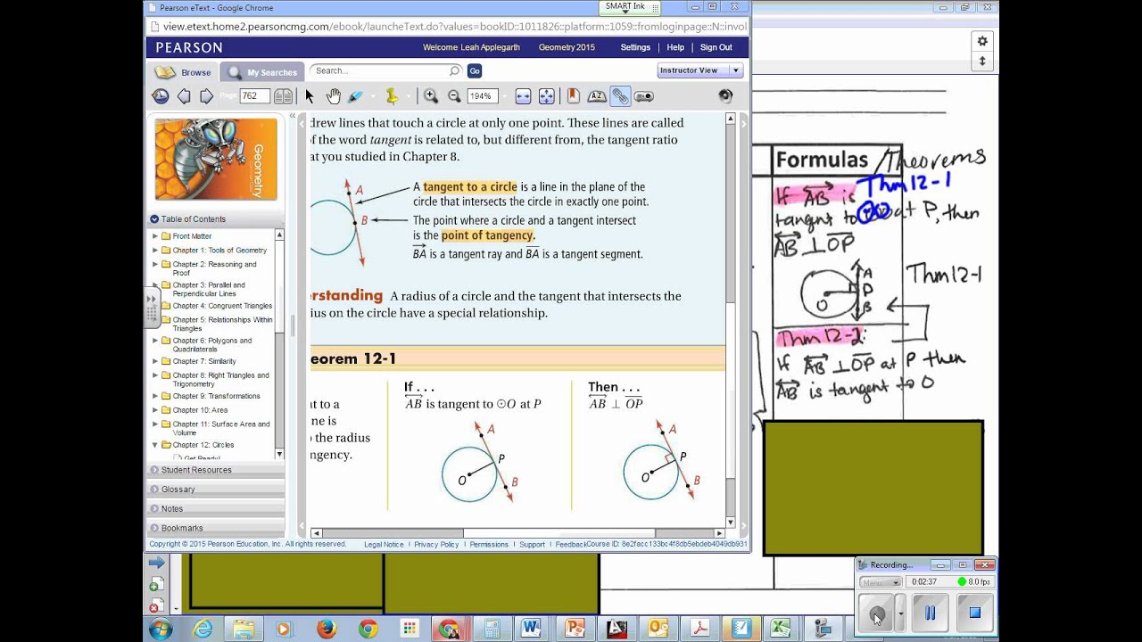 Homework 5 tangent lines answers picture