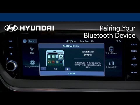 Pairing Your Bluetooth Device | Hyundai