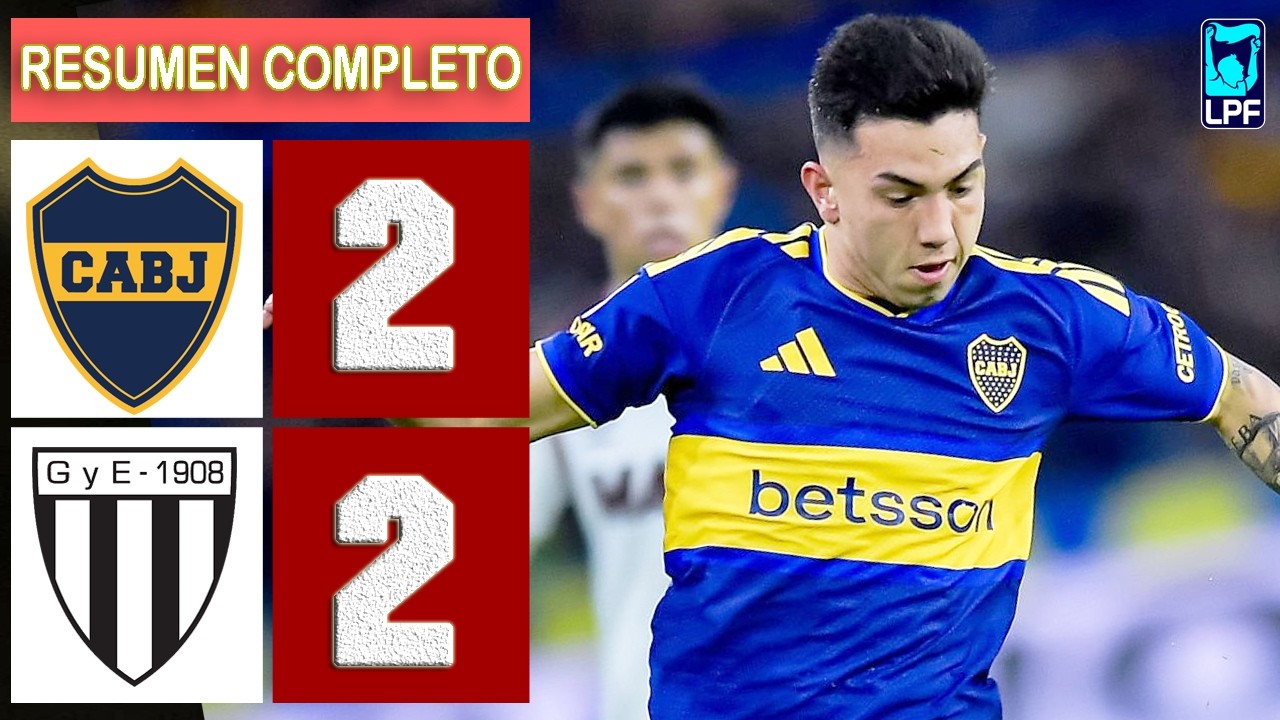 Boca Juniors vs Gimnasia Mendoza 2-2 Resumen Y Goles COMPLETO 🔥 Liga Profesional 2026 HD