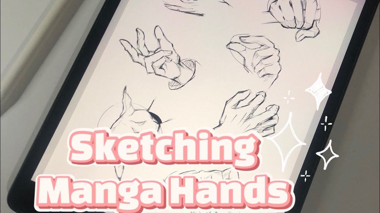 Speed Sketching Manga Hands [Digital Drawing] - YouTube