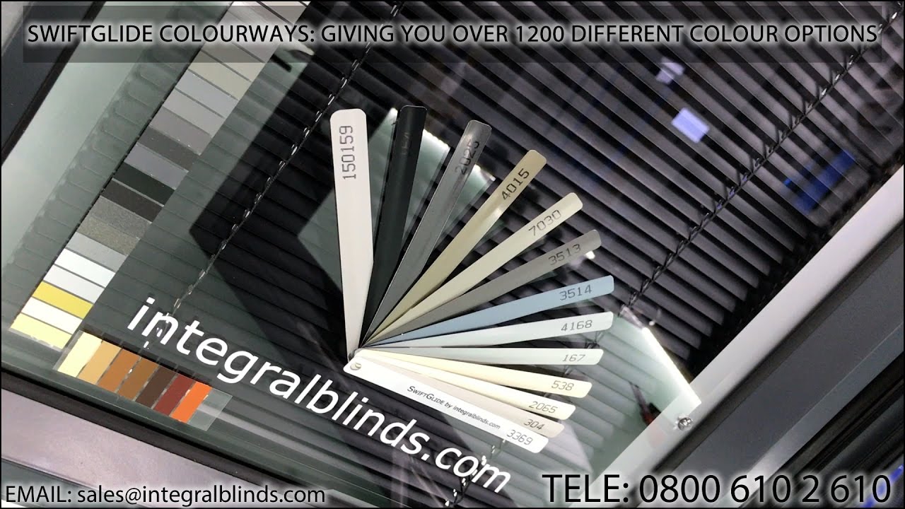 INTEGRAL BLINDS WITH OVER 1200 COLOURWAYS OPTIONS