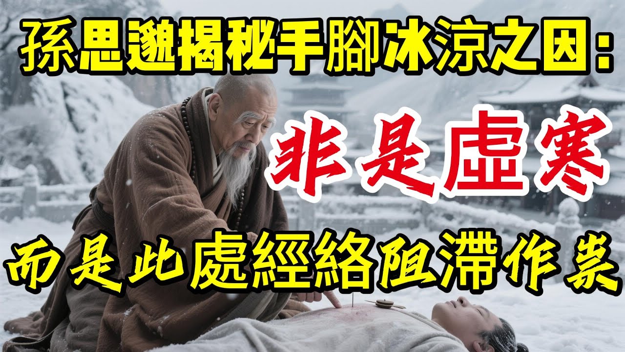 孫思邈揭秘手腳冰涼之因：非是虛寒，而是此處經絡阻滯作祟|養生|健康人生|老年健康|打坐冥想|道家|佛教 |修心修行|禪悟人生 |南無阿彌陀佛|談佛道安