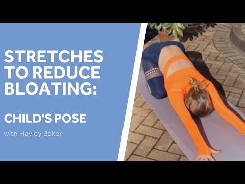 Stretches to Reduce Bloating: Child's Pose