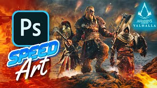 Assassin's Creed Valhalla | Speed Art (Photoshop)