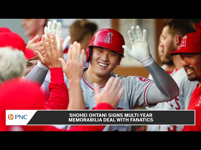 Shohei Ohtani signs with Fanatics for memorabilia and collectibles