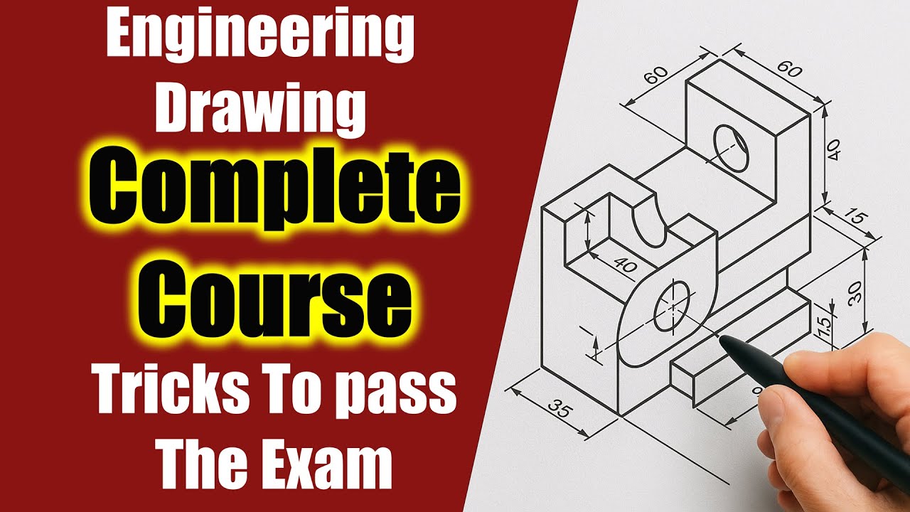 Engineering Drawing Complete Course in 15 Days 🔥 | Fast Track with ...