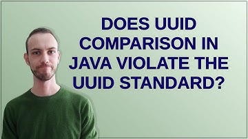 Does UUID comparison in Java violate the UUID standard?