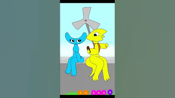 I Love To Help Cyan Yellow Help Each Other Animation Flipaclip 