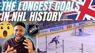 ??BRIT Reacts To THE LONGEST NHL GOALS OF ALL TIME!