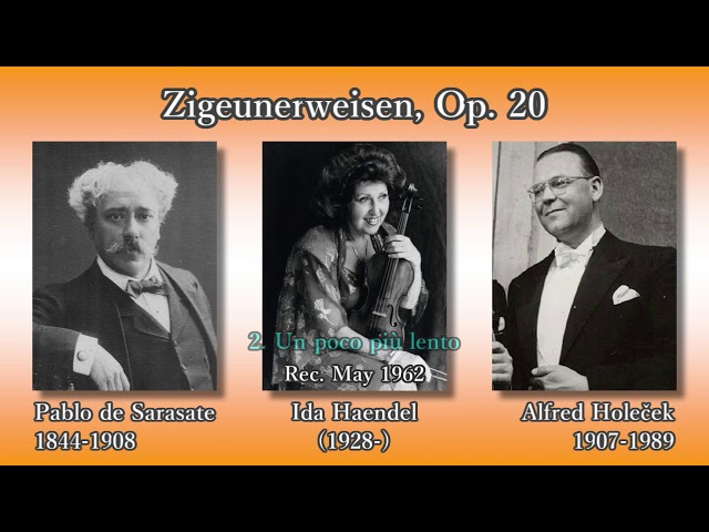 Sarasate: Zigeunerweisen, Haendel & Holeček (1962
