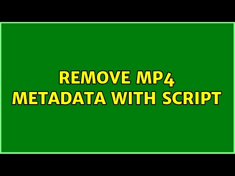 remove mp4 metadata