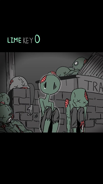 51. When a ZOMBIE feels lonely...🧟🧟🧟😢😢😢#odderic #animation #anime