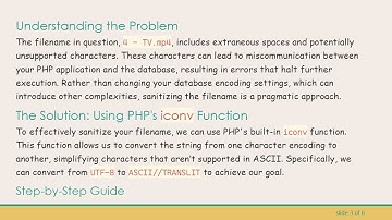 Get Rid of Bold Characters in Your Filename with PHP