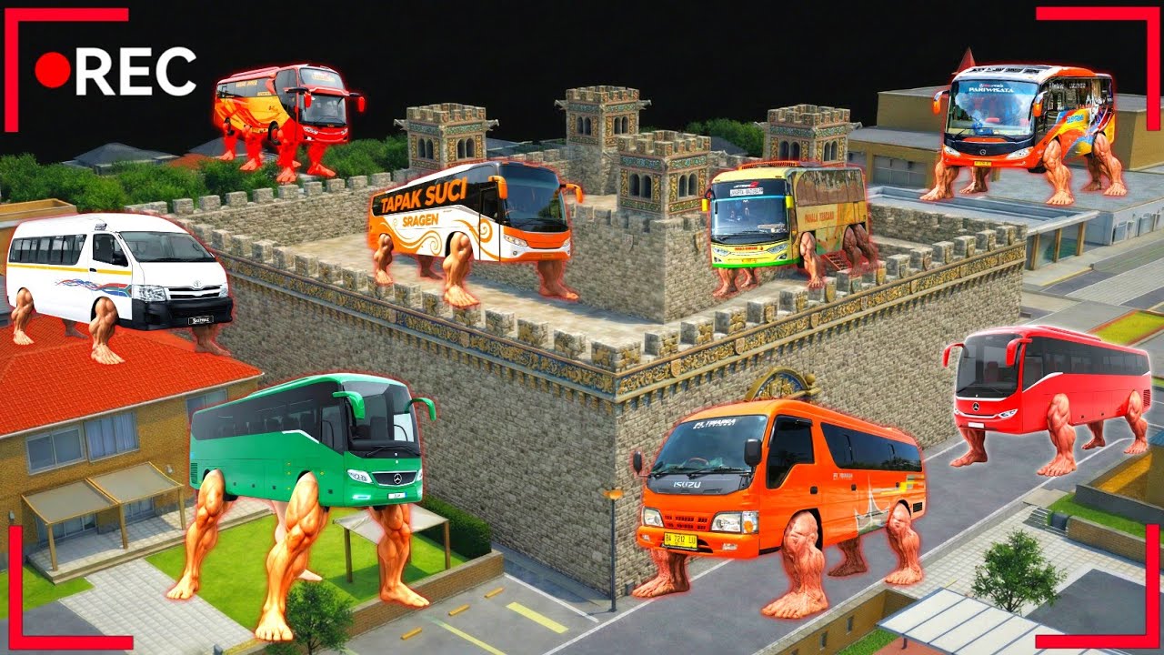 Yuta Mio Panik CCTV Rekam Banyak ANOMALI BUS EATER BERKAKI Serang Benteng 😱 Sakura School Simulator