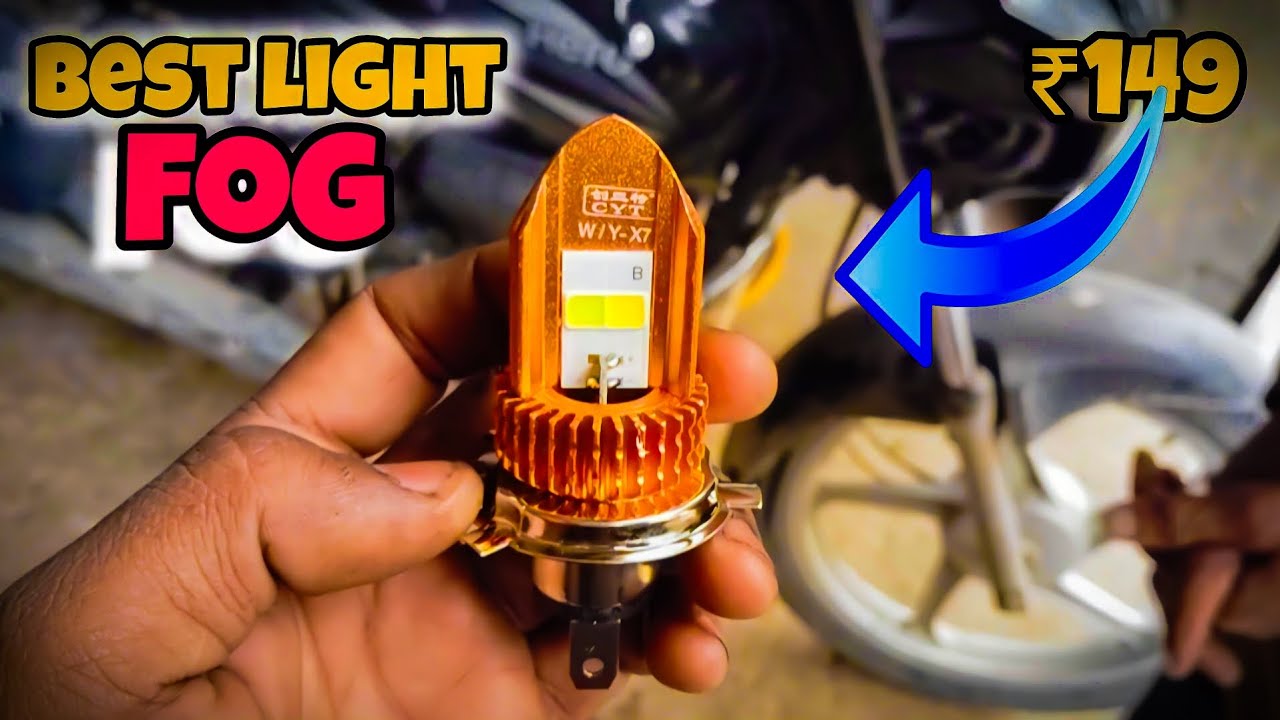 CYT-Best fog light for bike. || bike modification || Bike led light ...