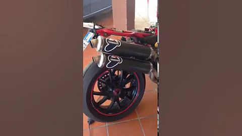 Ducati Monster S4rs accensione start Termignoni