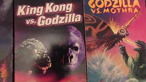 HeavyMetalPunkRockRoller Classic VHS collections. Retro Godzilla movies.