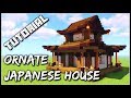 How To Build An Ornate Japanese House | Minecraft Tutorial