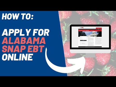 How to Apply for Alabama Food Stamps Online