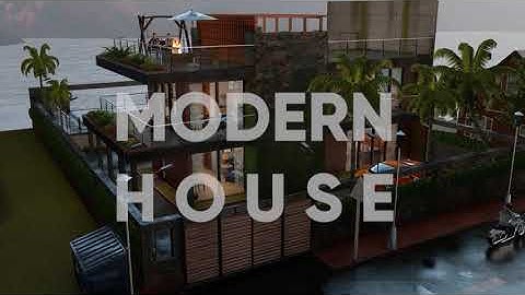 Modern House | Riverside | Country Side | Architectural Rendering | Lumion 8