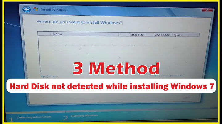 Hard Disk not Detected While installing windows 7 || 3 Method fix the Hard Drive not Detected