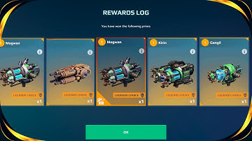 War Robots : Opening 6X Weapon Data Pad Gold #warrobots