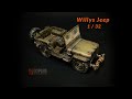 Willys jeep diecast 132  paint