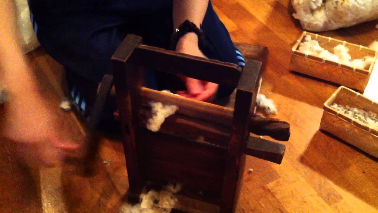 手回し種取り機を使った和綿の種取り Youtube