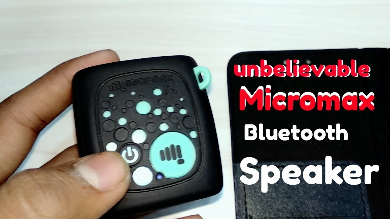 micromax mini bluetooth speaker