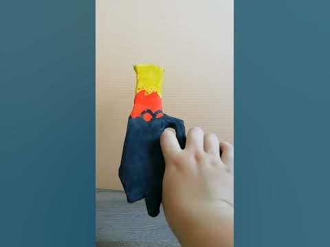 Дигл "Пламя" из картона #поделки #ДиМак - YouTube
