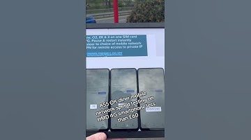 OK diner A55 multi network SIM Card speed testing Vodafone O2 EE and Three