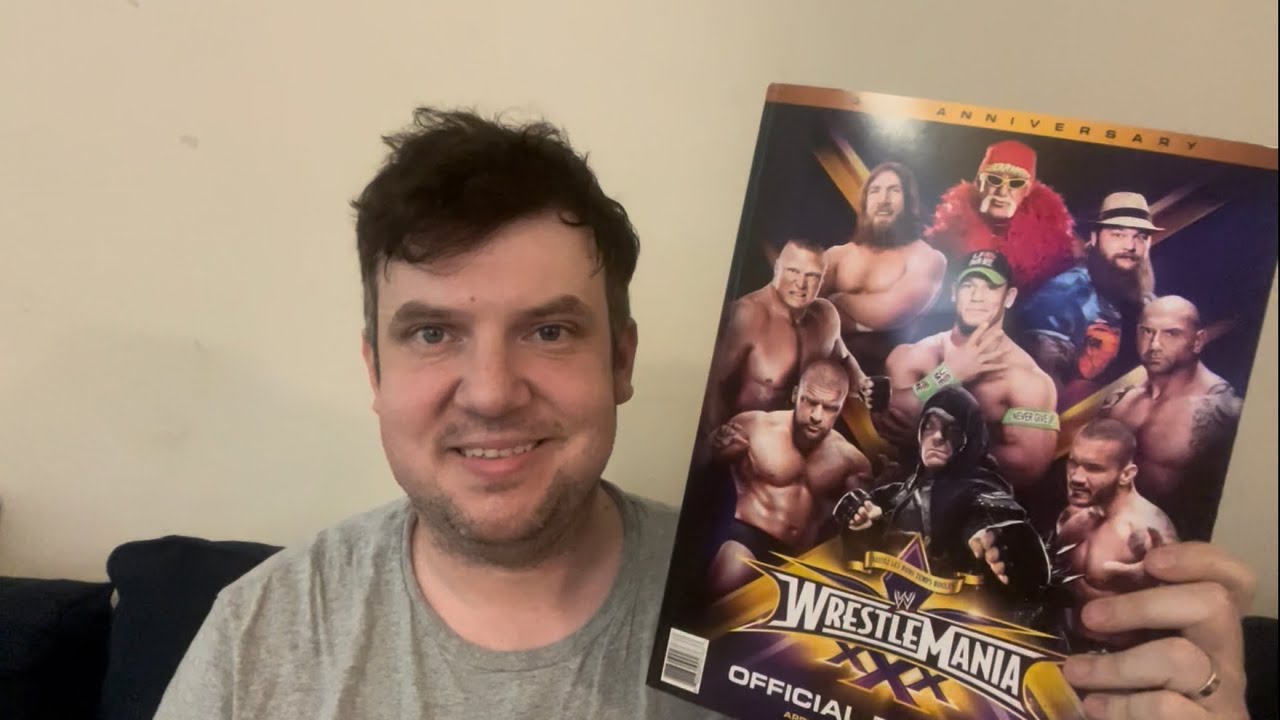Unboxing the WWE Wrestlemania 30 Souvenir Program YouTube