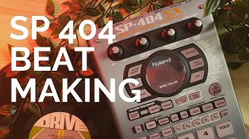 Making a sampled beat on the SP 404 SX from scratch! My first impressions.