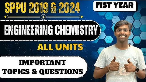 Engineering Chemistry | Unit-Wise IMP End-Sem Questions | SPPU SE (2019/2024 Pattern)
