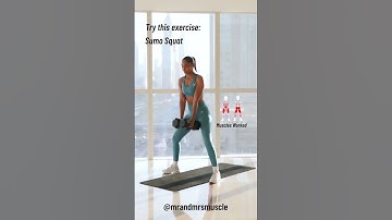 Sumo Squats work so well they are AMAZING! 🔥