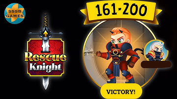 Rescue Knight - Brain Games: Level 161 To 200 , iOS/Android Walkthrough