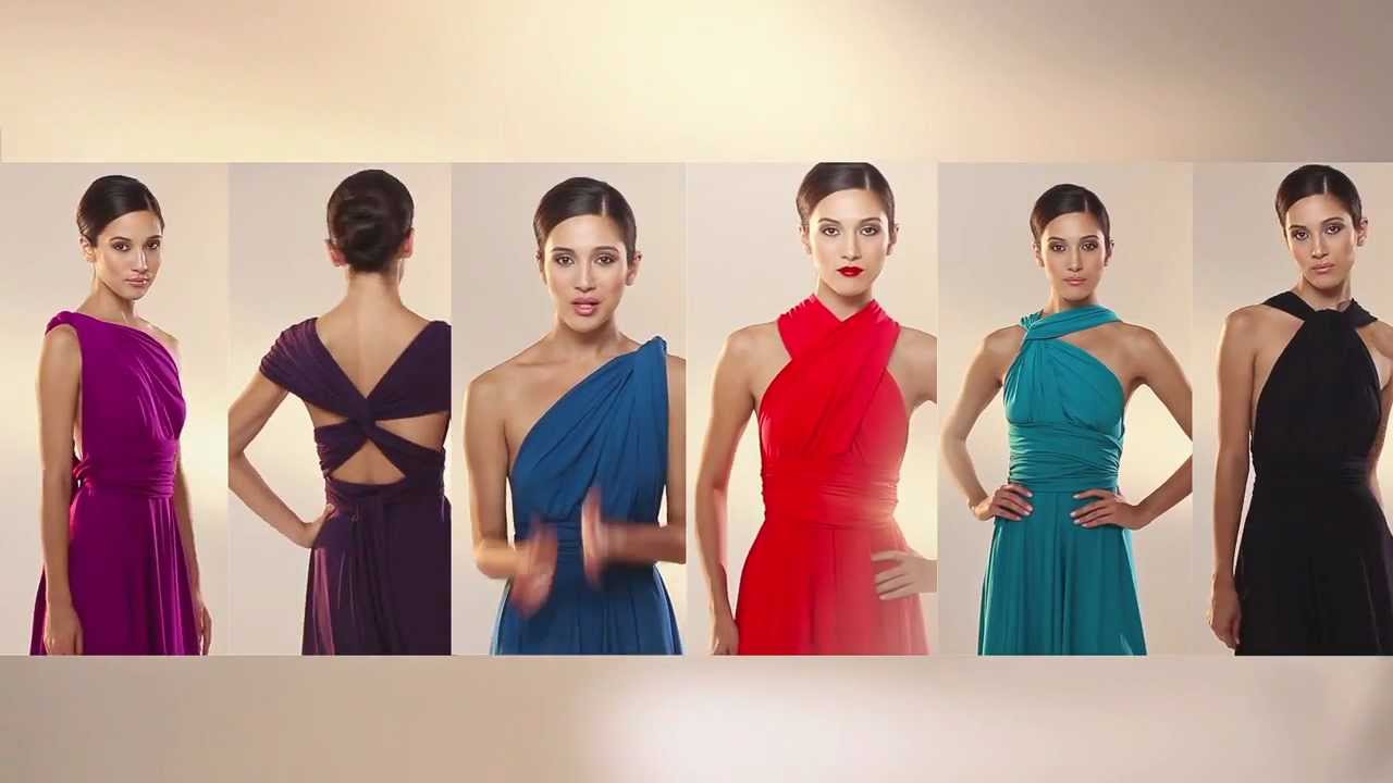 The Twist Wrap Dress Convertible Dress Dessycom Youtube