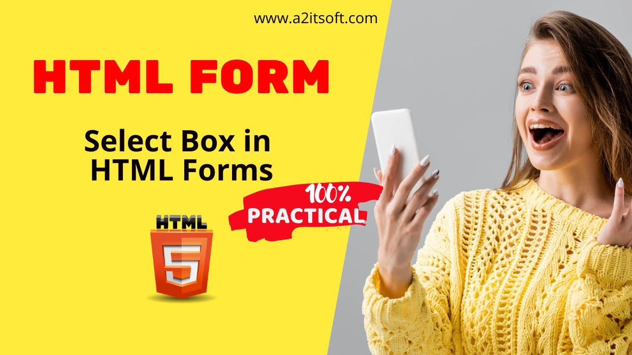 How to create HTML Forms in Web page | How to add drop-down list in ...