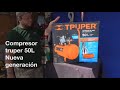 COMPRESOR TRUPER 50L Nueva Generación color Naranja #compresor