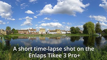 Short time-lapse shot on the Enlaps Tikee 3 Pro+