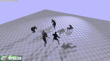 batman game combat in urho3d