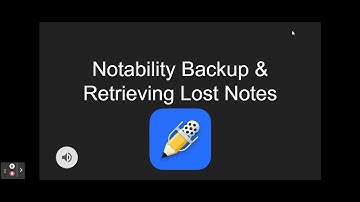 Spanish Notability Backup & Retrieving Lost Notes