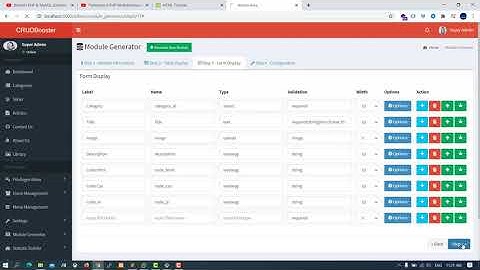 Laravel admin easy make website full tutorial step by step #08 Khmer