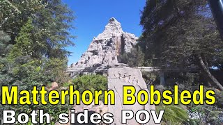 2019 Matterhorn Bobsleds Reopens W Both Sides - Disneyland Park Tomorrowland & Fantasyland Pov