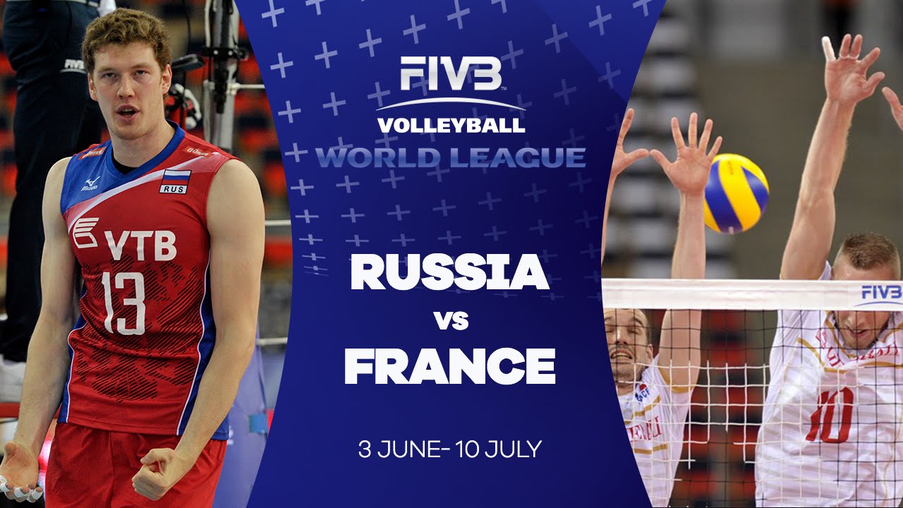 FIVB - World League: Russia v France highlights