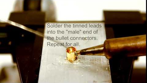 ELEV-8 V2 Assembly: Solder Motor Bullet Connectors