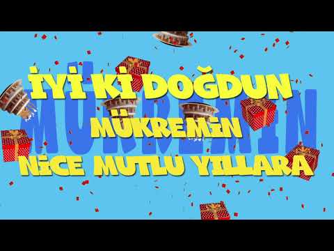 İyi ki doğdun MÜKREMİN  - İsme Özel Ankara Havası Doğum Günü Şarkısı (FULL VERSİYON) (REKLAMSIZ)