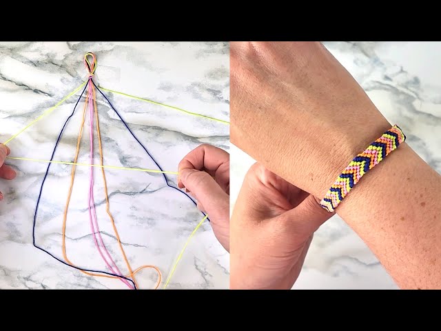 Chevron Friendship Bracelet Tutorial : 8 Steps (with Pictures