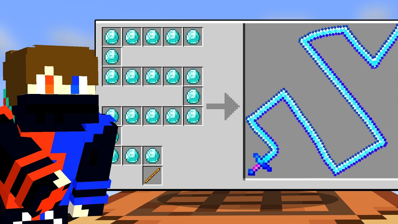 Minecraft, But Crafting Is Shapes